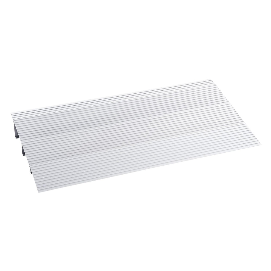 Door Threshold Ramp, 3" Rise, 800 lbs Load Capacity, Door Ramp for Wheelchairs, Aluminum Threshold Ramp for Doorways, Adjustable Modular Threshold Ramp for Wheelchairs, Scooters, Power Chairs