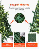 Artificial Grass Wall Panels, 40 x 120 inch, Milan Grass Greenery Boxwood Panel for Indoor Outdoor Green Decor & Ivy Fence Covering, Privacy Backdrop Wall Hedge Screen for Garden