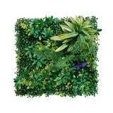 Artificial Grass Wall Panels, 8 PCS 20 x 20 inch, 3D Combination Greenery Boxwood Panel for Indoor Outdoor Green Decor & Ivy Fence Covering, Privacy Backdrop Wall Hedge Screen for Garden