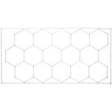 VEVOR Hexagon Garage Lights 66300LM 15 Grids Honeycomb LED Shop Ceiling Light