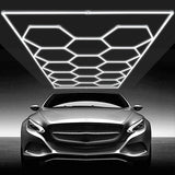 Hexagon Garage Lights 86400LM 5 Grid Honeycomb LED Shop Ceiling Light