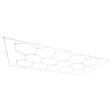 VEVOR Hexagon Garage Lights 86400LM 5 Grid Honeycomb LED Shop Ceiling Light - Extra Image