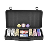 VEVOR Poker Chip Set, 300-Piece Poker Set, Complete Poker Playing Game Set with Carrying Case, Heavyweight 14 Gram Casino Clay Chips, Cards, Buttons - Extra Image