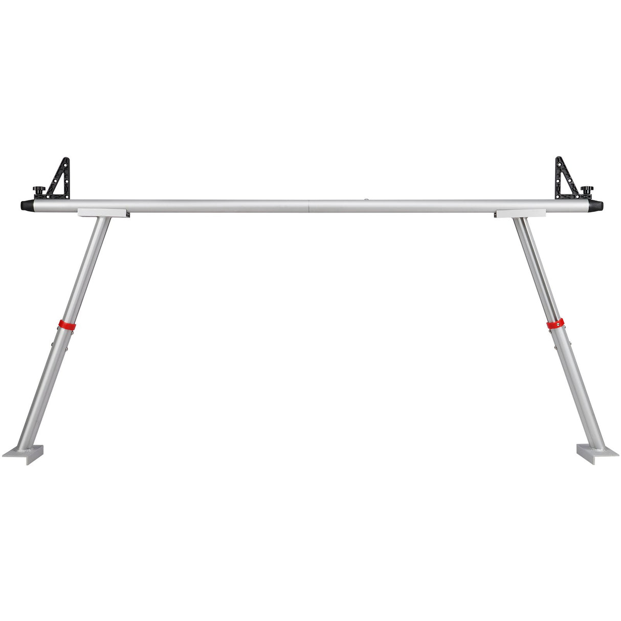 VEVOR Truck Rack, 363lbs Capacity, 19-34in Adjustable Height, Aluminum Ladder Rack for Truck with 8 Non-Drilling C-clamps, Heavy Duty Truck Bed Rack
