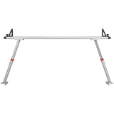 VEVOR Truck Rack, 363lbs Capacity, 19-34in Adjustable Height, Aluminum Ladder Rack for Truck with 8 Non-Drilling C-clamps, Heavy Duty Truck Bed Rack