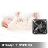 VEVOR Industrial Ventilation Extractor Metal Axial Exhaust Commercial 12 inch Air Blower Fan 250MM opening exhaust fan 2800 RPM Low Noise Stable Running