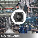 VEVOR Industrial Ventilation Extractor Metal Axial Exhaust Commercial 12 inch Air Blower Fan 250MM opening exhaust fan 2800 RPM Low Noise Stable Running