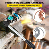 VEVOR Brake Line Flaring Tool, 45 Degree Single, Double, and Bubble Flares for 3/16