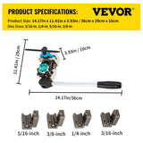 VEVOR Brake Line Flaring Tool, 45 Degree Single, Double, and Bubble Flares for 3/16