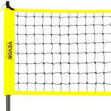 VEVOR Outdoor Portable Volleyball Net System, Adjustable Height Steel Poles, Professional Volleyball Set with PVC Volleyball, Pump, Carrying Bag, Heavy Duty Volleyball Net for Backyard, Beach, Lawn