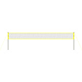 VEVOR Outdoor Portable Volleyball Net System, Adjustable Height Steel Poles, Professional Volleyball Set with PVC Volleyball, Pump, Carrying Bag, Heavy Duty Volleyball Net for Backyard, Beach, Lawn
