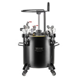 VEVOR Spray Paint Pressure Pot Tank 20L/5gal with Casters Leak Repair Sealant