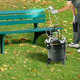 VEVOR Spray Paint Pressure Pot Tank 20L/5gal with Casters Leak Repair Sealant - Low Angle