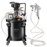 VEVOR Spray Paint Pressure Pot Tank 10 L/2.5 gal Fully Automatic Stirring 70 psi
