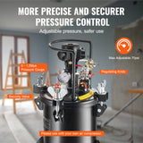 VEVOR Spray Paint Pressure Pot Tank 10 L/2.5 gal Fully Automatic Stirring 70 psi - 45-Degree Angle