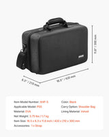 VEVOR PS5 Carrying Case Travel Bag for Playstation 5 Shockproof EVA Soft Lining