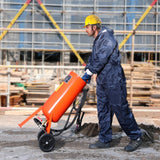 VEVOR 10 Gallon Heavy-Duty Sand Blaster, 60-110 PSI High Pressure Sandblaster, Portable Abrasive Blasting Tank, Air Sand Blasting Kit with 2 Ceramic Nozzles & 7.5ft Hose for Stain, Rust, Paint Removal - Low Angle