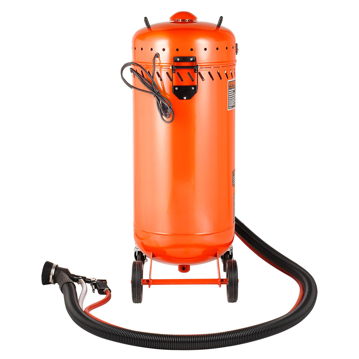 VEVOR 28 Gallon Vacuum Sand Blaster, Dustless Sandblaster with Built-in 1200W Vacuum System for Dust Control and Abrasive Recycle, 60-110 PSI Heavy Duty Abrasive Blasting Machine