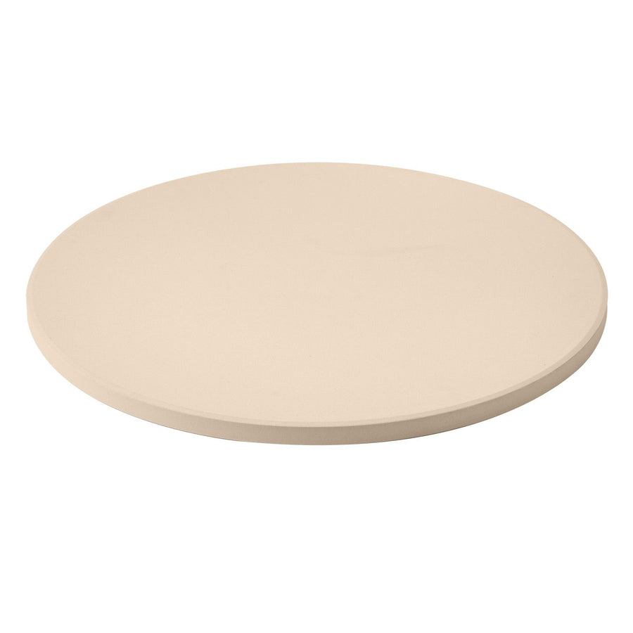Pizza Stone, 406 mm Round Cordierite Pizza Stone, Extra Large Baking-Stone with a Durable Stand, 17 mm Thickness Heat-Resistant Cooking Cordierite, for Kitchen Oven, Baking Pizzas, BBQ Grilling