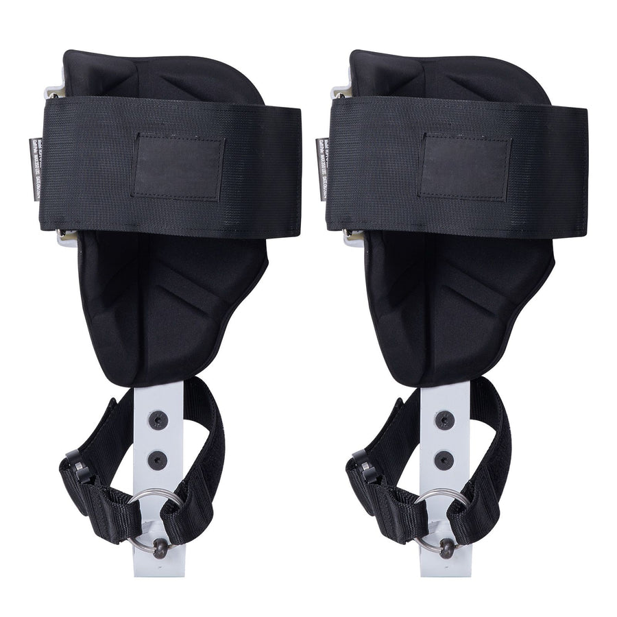 Tree Climbing Spikes, 1 Pair Aluminum Climbing Spurs, 350lbs Load Capacity Tree Climbing Gear with Straps and Spike Protectors, Arborist Equipment for Climbers, Hunting, Fruit Picking, White