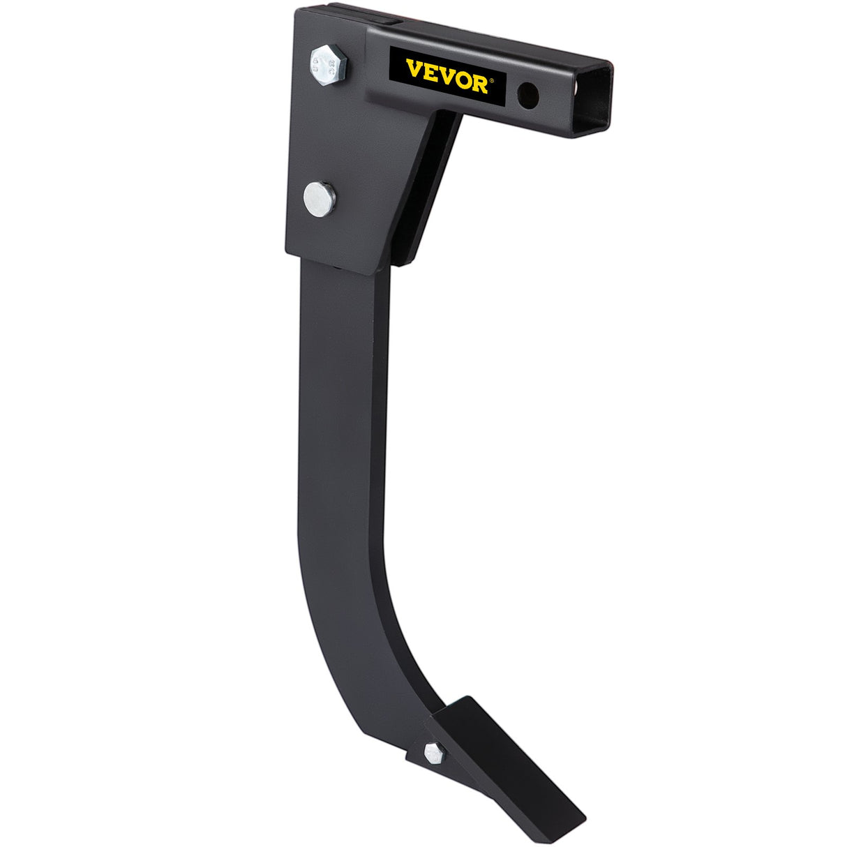 VEVOR Hitch Mounted Ripper, 40.6cm Shank Length Box Scraper Shank, 4 Hole Site Box Blade for Tractor, 2 Locating Pins Ripper Shank, 2 Plough Tips Box