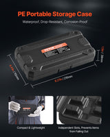 XZN Triple Square Spline Bit Socket Set 10-Piece M4-M18 Cr-V Steel Storage Case - 45-Degree Angle