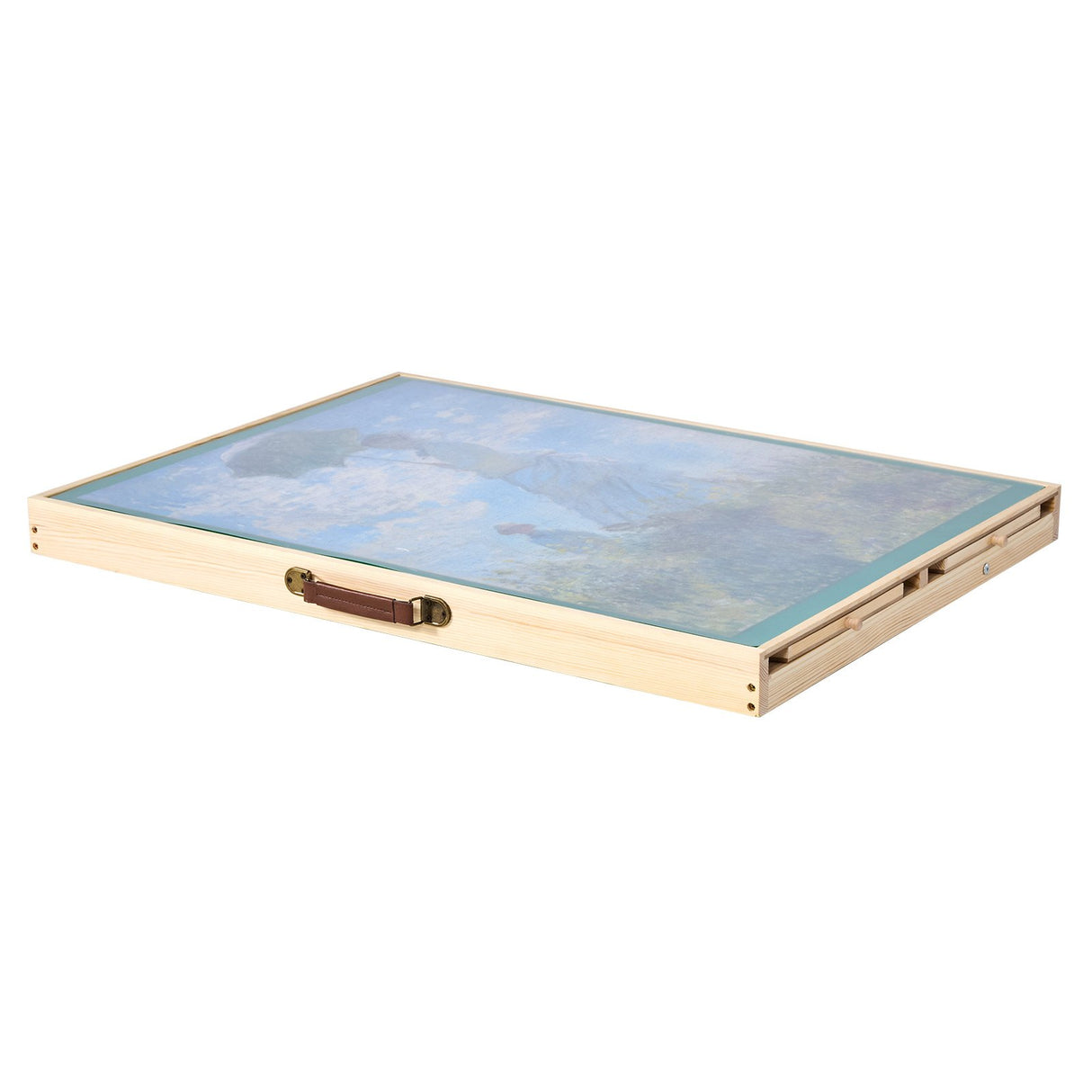 VEVOR 1500 Piece Puzzle Board with Folding Leg Portable Wooden Jigsaw 86x63cm