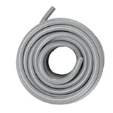 VEVOR 19.1 mm Flexible Electrical Conduit, 30.5 m, PVC Liquid-Tight Conduit Non-Metallic with 5 Straight and 5 90-Degree Conduit Connector Fittings,