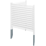 VEVOR 48" W x 48" H Vinyl Privacy Fence Panels, Air Conditioner Fence, Outdoor Privacy Screens for Trash Can, Pool Equipment Enclosure, Privacy Screen