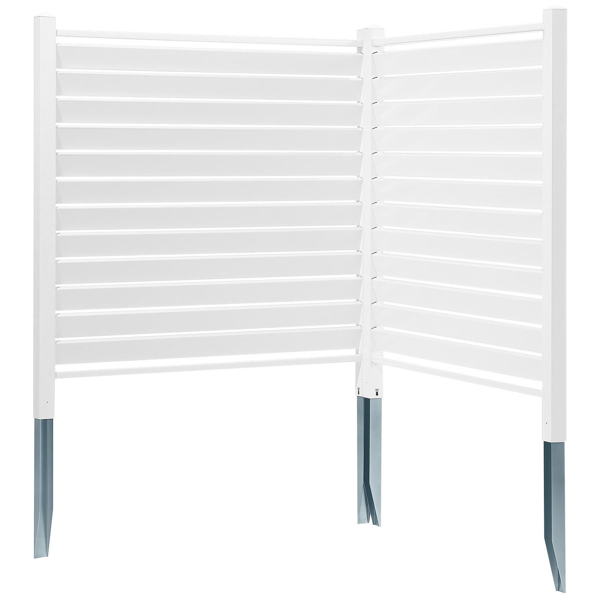 VEVOR 48" W x 48" H Vinyl Privacy Fence Panels, Air Conditioner Fence, Outdoor Privacy Screens for Trash Can, Pool Equipment Enclosure, Privacy Screen