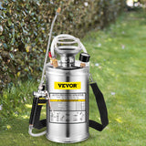 VEVOR 1.5Gal Stainless Steel Sprayer, Set with 16