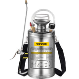 VEVOR 1.5Gal Stainless Steel Sprayer, Set with 16