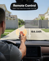 VEVOR 400W Electric Sliding Gate Opener 1000kg Chain Drive Infrared Sensor - Side View