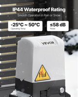 VEVOR 400W Electric Sliding Gate Opener 1000kg Chain Drive Infrared Sensor - 45-Degree Angle
