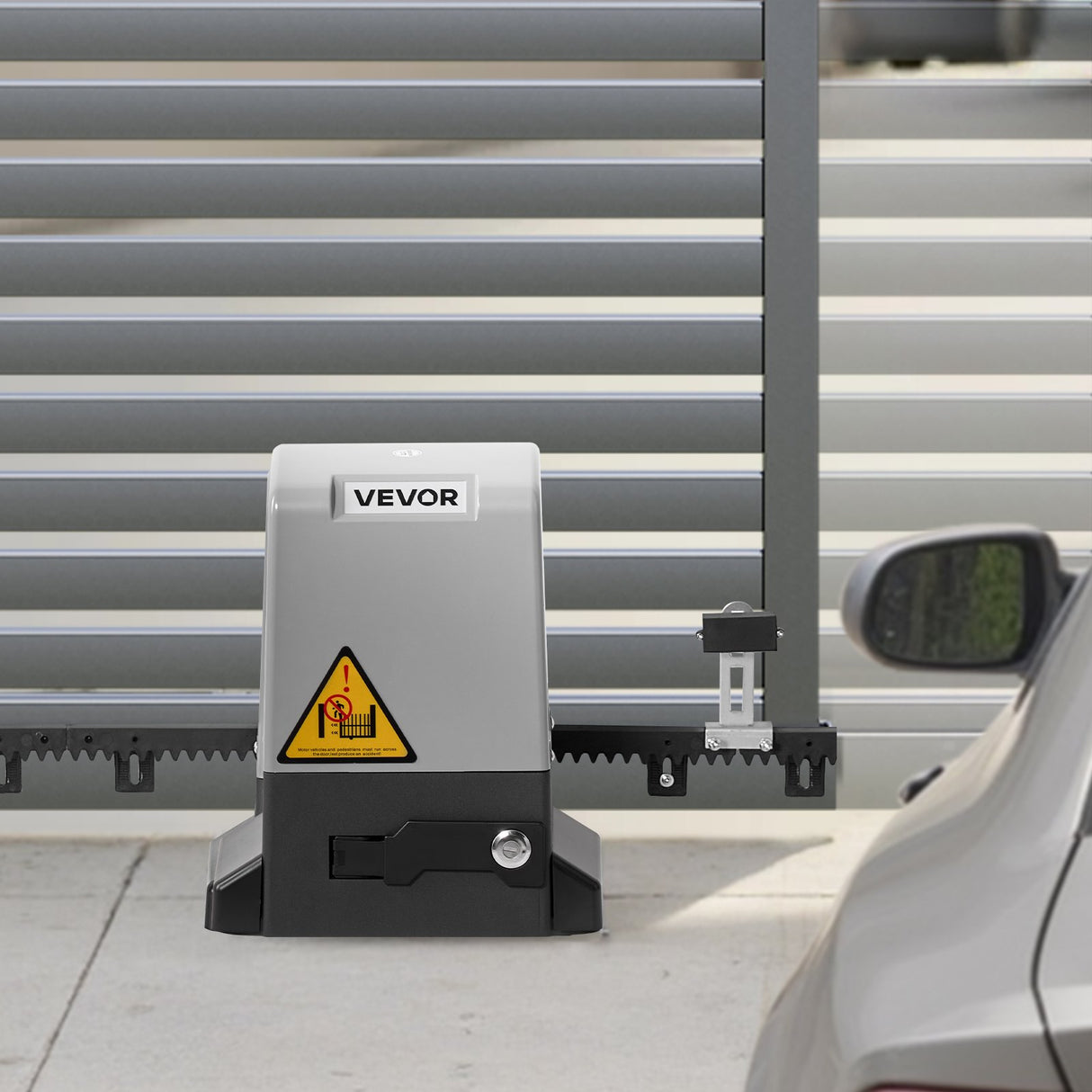VEVOR 280W Electric Sliding Gate Opener 816kg Chain Drive Infrared Sensor
