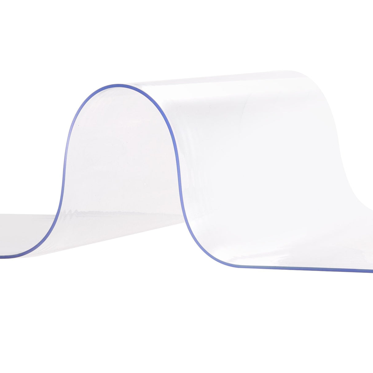 VEVOR Strip Curtain, 213.4 cm Height x 122 cm Width, 2 mm Thickness, 8PCS Clear PVC Strip Door Curtain, Freezer Curtain, Plastic Door Strips for Walk in Freezers, Cooler, Warehouse, with 50% Overlap