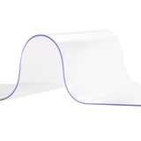 VEVOR Strip Curtain, 213.4 cm Height x 97 cm Width, 2 mm Thickness, 6PCS Clear PVC Strip Door Curtain, Freezer Curtain, Plastic Door Strips for Walk in Freezers, Coolers, Warehouse, with 50% Overlap