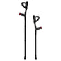 Forearm Crutches 10-Level Height Adjustable Walking Crutches 1 Pair 350LBS