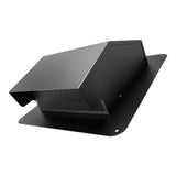 VEVOR 149 mm Hooded Wall Vent Cover SPCC Steel Roof Exhaust 1 Pack Black - Extra Image