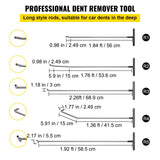 VEVOR Rods Dent Puller Stainless Steel Paintless Repair Kits Hail Removal 13 PCS - Side View