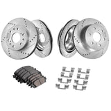 Front&Rear Rotors Disc Brake Pads Kit for 14-18 Chevy Silverado Gmc Sierra 1500 - Extra Image