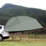VEVOR Vehicle Awning, Large 10' x 7' Shade Coverage Car Side Awning, PU2000mm UV50+ Car Awning with Extended Side Canopies and Portable Storage Bag,