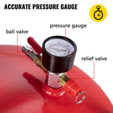 VEVOR Waste Oil Drain Tank Portable Oil Drain 20 Gallon Air Operated Drainer