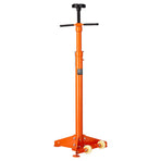 Underhoist Support Stand, 3/4 Ton Capacity Under Hoist Jack Stand, Lifting from 38.4 to 75.4 in, Bearing Mounted Spin Handle, Self-Locking Threaded Screw, Two Wheels, Support Vehicle Components