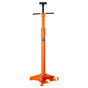 Underhoist Support Stand, 3/4 Ton Capacity Under Hoist Jack Stand, Lifting from 38.4 to 75.4 in, Bearing Mounted Spin Handle, Self-Locking Threaded Screw, Two Wheels, Support Vehicle Components