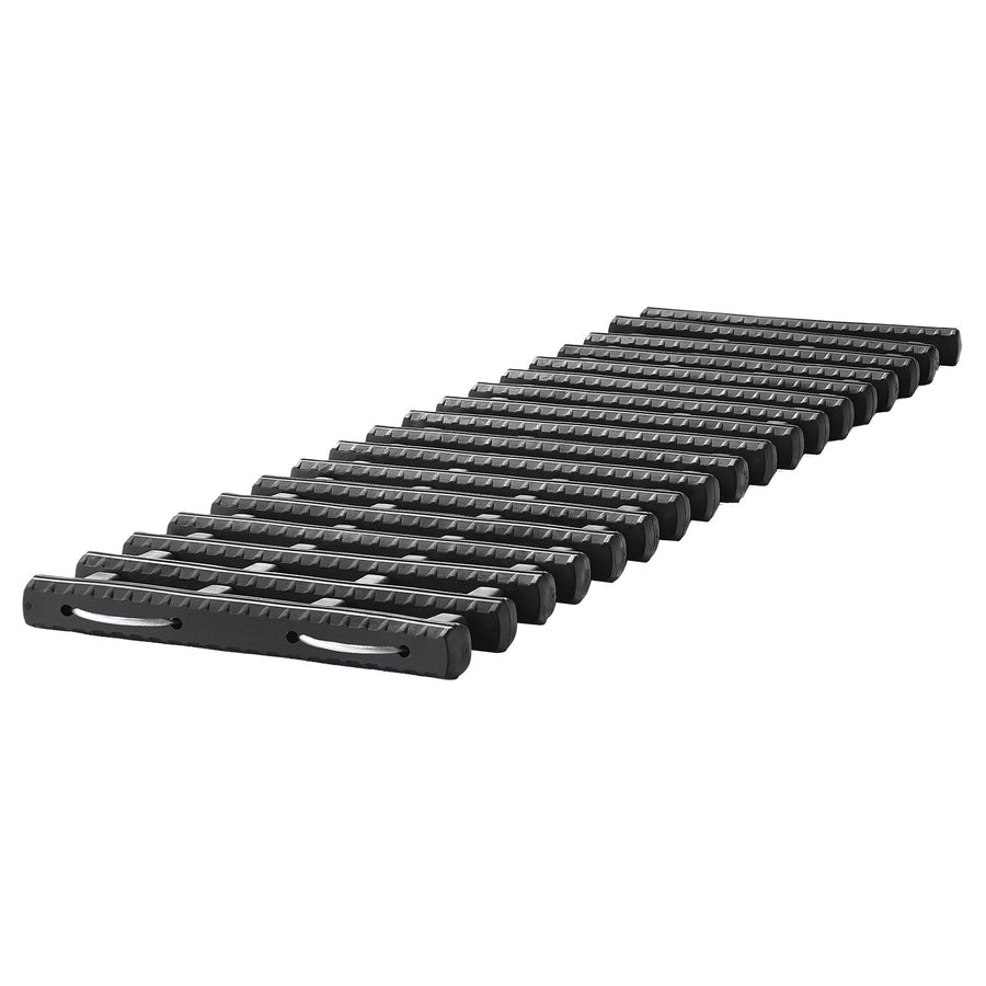 7 TON Traction Boards with TPR Material, Recovery Boards for Off-road Vehicles/Cars/Pickups/SUVs/RVs, Pair Tire Traction Mats on Snow, Sand, Mud and Loose Terrain, Storage Bags, Short, Black