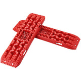 VEVOR 2PCS Traction Boards with PP for Mud Snow Sand Storage Bag Long Red - Extra Image