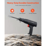 Air Hammer, 2500-2700BPM Pneumatic Hammer with 70mm Stroke & 4PCS 170mm Long Barrel Chisels, Pistol-Grip Compact Air Chisel Pneumatic Shovel Tool for Cutting Scraping Demolishing