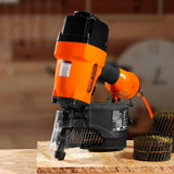 VEVOR MCN90 Coil Framing Nailer 45mm to 90mm 15 Degree Pneumatic Nail Gun - Low Angle