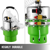 VEVOR Pneumatic Air Pressure Bleeder, Brake Pressure Bleeding Tool Portable Brake and Clutch Bleeder Valve System Kit Garage Workshop Mechanics Brake Oil and Fluid Extractor Bleeder Tool - Rear View